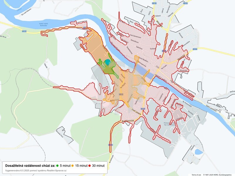 Pronájem bytu 2+1 o rozloze 62,6 m2, Vojnova ul., Týn n. Vltavou, Malá Strana