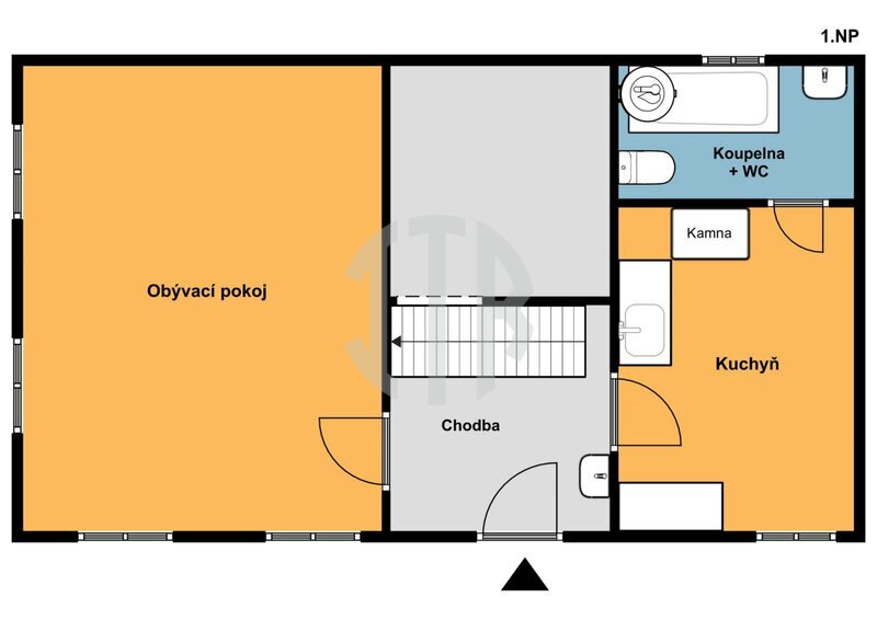 Prodej rodinného domu 3+1 s obytnou pl. 84,57 m2 a pozemkem 201 m2, obec Besednice okr. Č. Krumlov