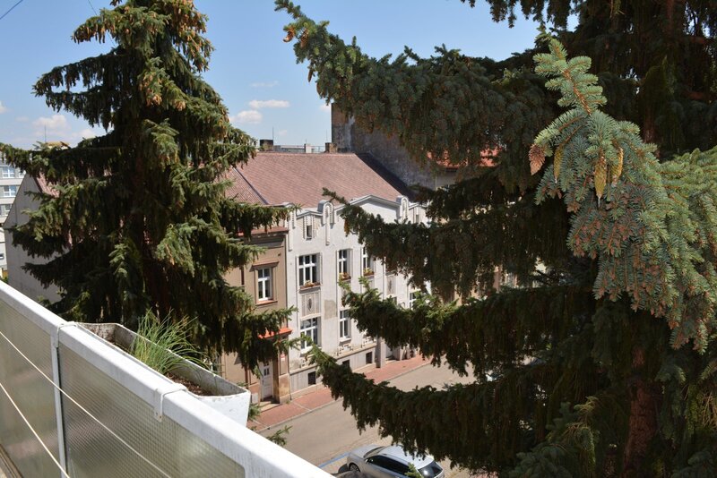 Pronájem zařízeného bytu 2+kk, 36 m2, balkón, Puklicova ul., České Budějovice