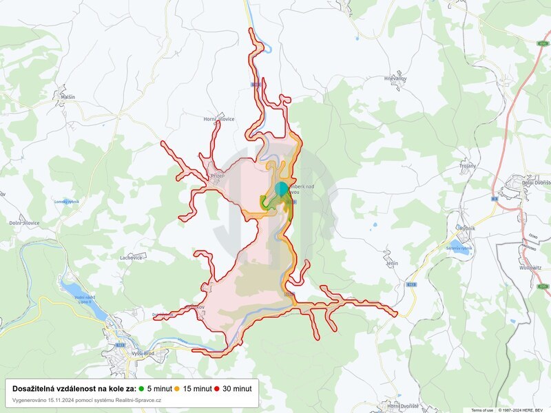 Prodej lukrativního pozemku 41.251 m2, obec Rožmberk nad Vltavou, okr. Český Krumlov